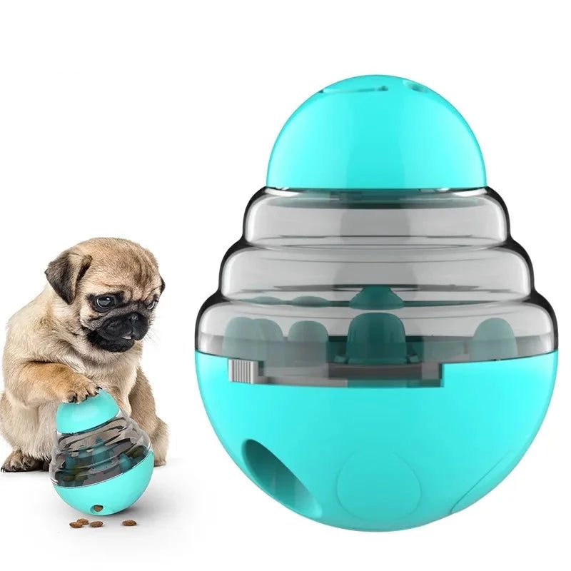 Dog Feeder Toys Tumbler Slow Food Dispenser